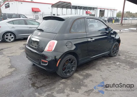 2015 Fiat 500 Sport z USA, uszkodzony, nr VIN 3C3CFFBR1FT721762
